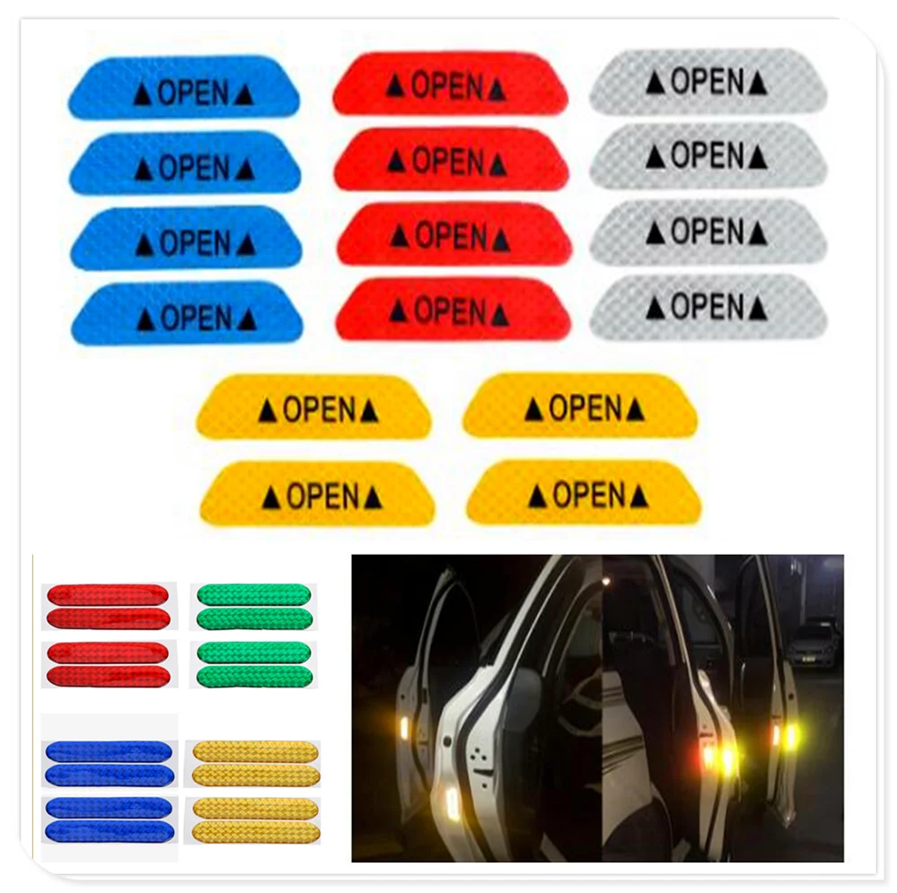 Car Door Open Tape Warning Night Sticker for Mercedes Benz E53 C63 C43 C-Class AMG GL550 F800 A200 ML500 ML350 GL450 | Автомобили и