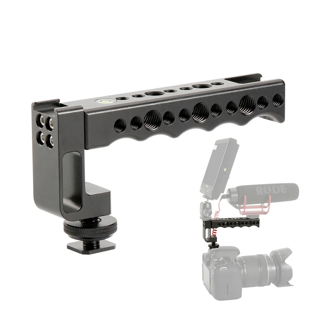

Ulanzi Video Stabilizing Top Handle Cold Shoe Extender Mount with 1/4 3/8 Thread for SLR/DSLR for Canon for Pen for Olympus