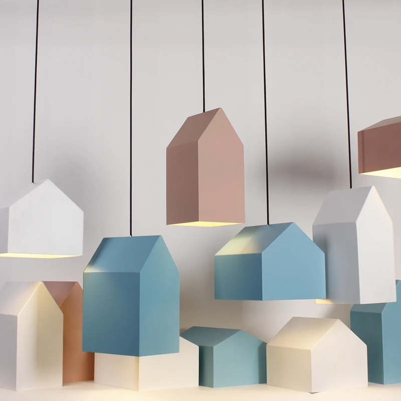 

Modern Nordic AMBIT Pendant Lights Denmark Colored Macaron Aluminum LED pendant lamp Kitchen Restaurant Light Ceiling Fixtures