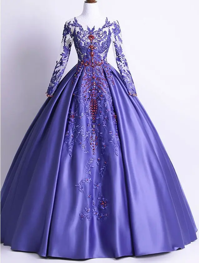 purple princess dress