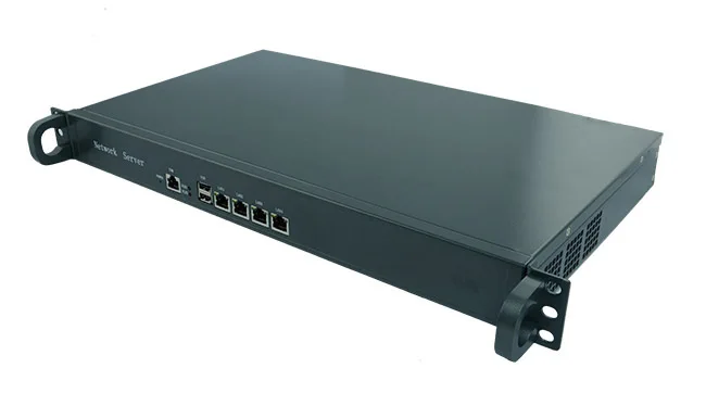 1U сервер брандмауэра Atom D525 двухъядерный 1 8 GHz 4 * Intel 82538V 1000M Поддержка pfSense WayOS IPFire и