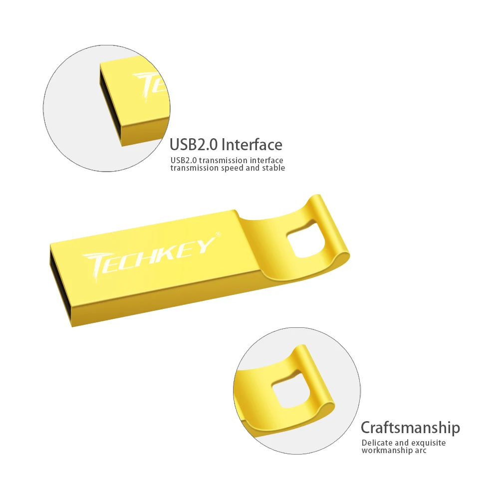 Новинка: TECHKEY usb флеш накопитель 64Гб флэш 32 Гб оперативной памяти 16 встроенной