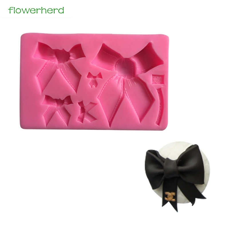 

Various Sizes Bow Silicone Mold Fondant Mould Cake Decorating Tools Chocolate Gumpaste Molds, Sugarcraft, Kitchen Accessories