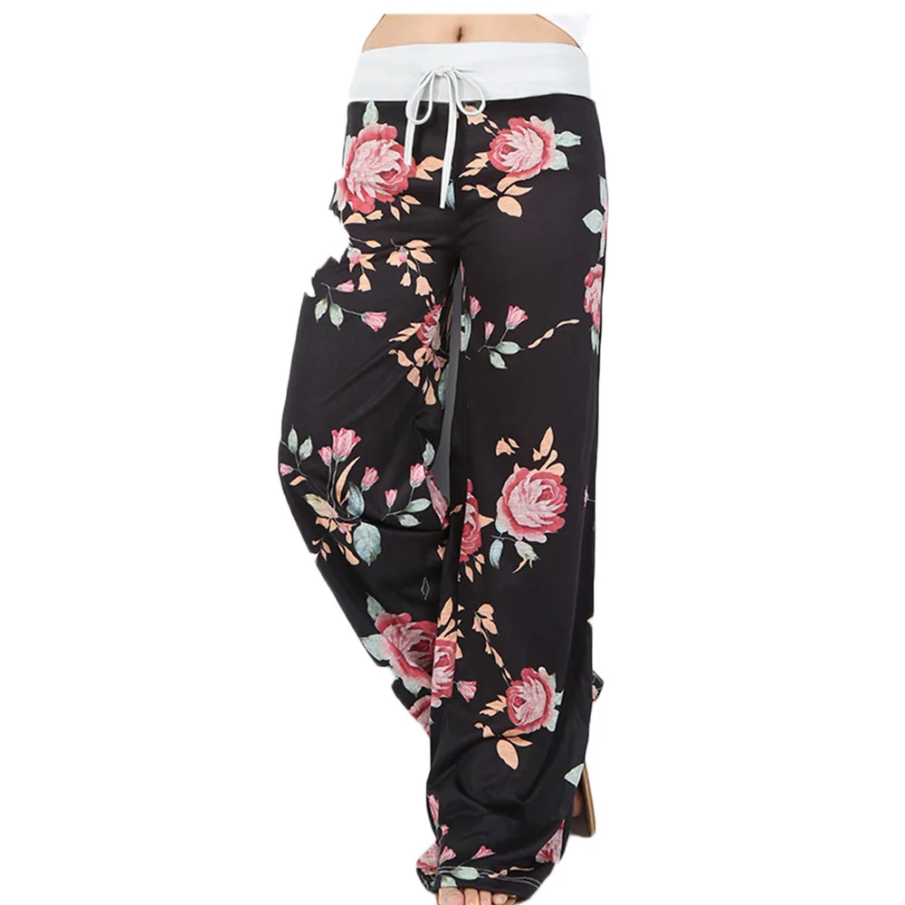 2019 women fall fashion ladies sexy female womens clothing autumn winter female classics comfort pants Wide leg pants flare pant