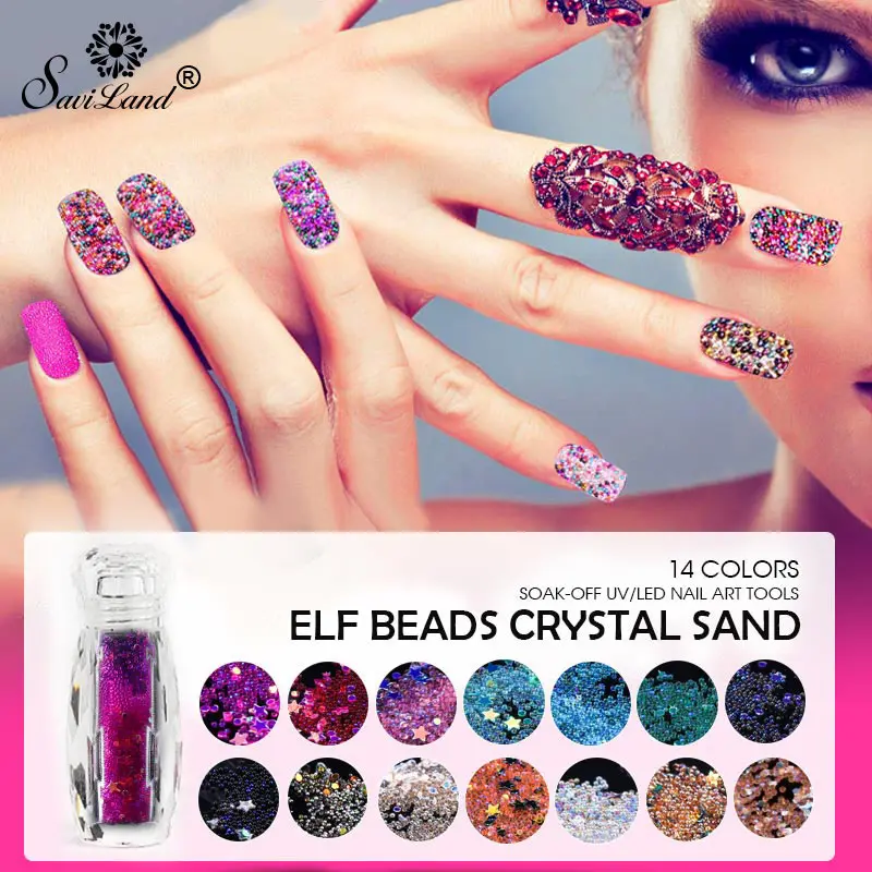 

Saviland 3D Crystal Rhinestones for Nails Jewelry Nail Art Decoration Studs Rhinestone Beads Nail Accessories Tool