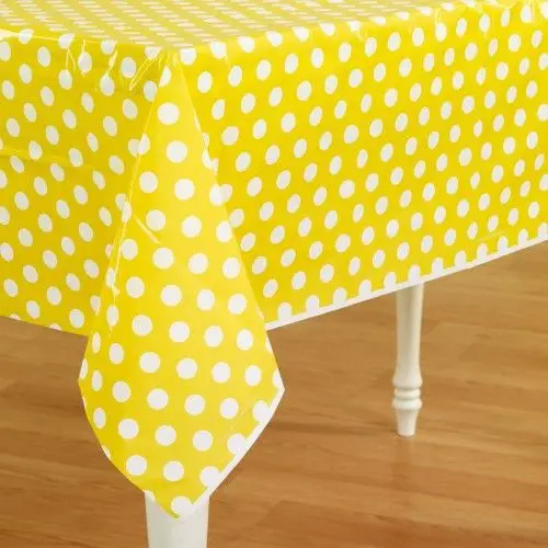 ipalmay Plastic Candy Polka Dot Baby Shower TableCloth Wedding Table Cover Party Banquet Cloth Wholesale | Дом и сад