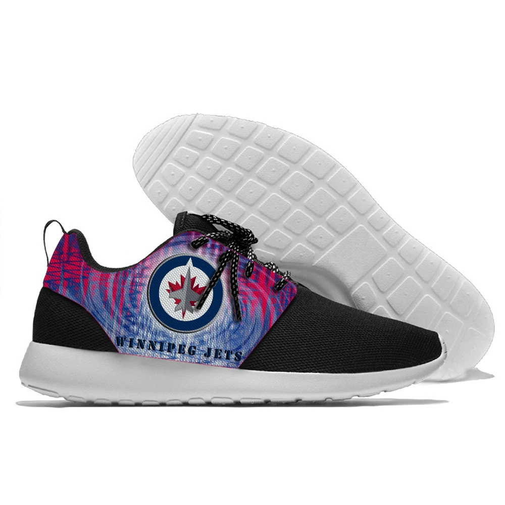 

Breathable Sports Running Shoes Walking Shoes NHL Player winnipeg-jets logo summer Confortable light weight shoes