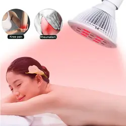 24 Вт красная лампа для светотерапии лампы светодиодный тепловая, инфракрасная нагревательная лампа терапевтическая облегчение боли