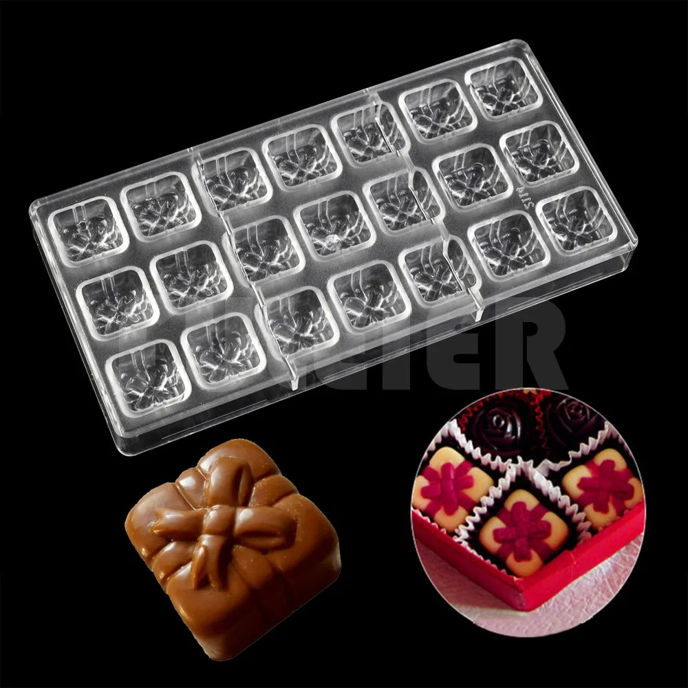 Форма для шоколада сделай сам Пластиковая форма конфет поликарбоната|polycarbonate