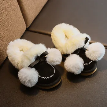 

MXHY2019 Winter New Kids Snow Boots baby girl boots kids boots girls winter boots for girls Plush kids winter boots boots