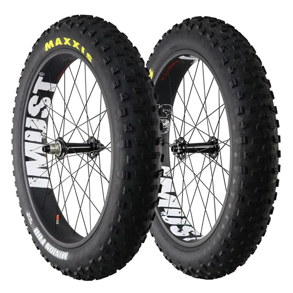 690-T технический углерод для fatbike колеса clincher tubuless 26 дюймов обод велосипеда 90 мм Ширина высокого класса fat bike Сделано в Китае - Цвет: Белый