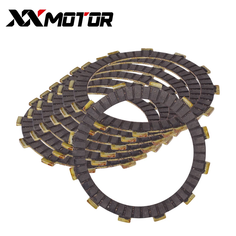 Kaufen 1 Set 6 Pcs Kupplung Disc Reibung Platten Für Honda CB400 VTEC400 CB 1 CB750 CB600F CB400SF CB400AD CB400F CB400S CB400SA CB400SAD