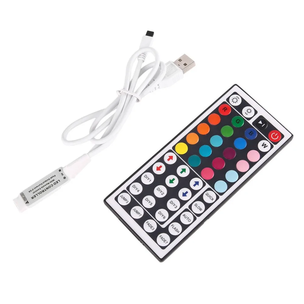 #cheap Mini RGB LED Controller 44 Keys Infrared Wireless Remote Controller for Colorful Music Activated LED Strip Lights