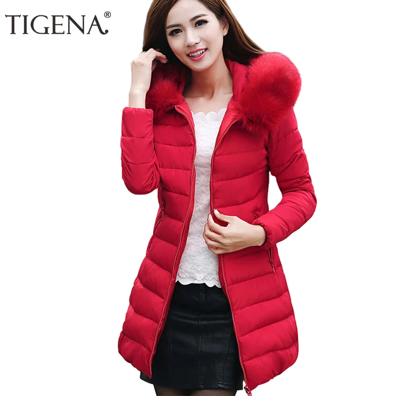Aliexpress.com : Buy TIGENA Plus Size 4XL Long Winter