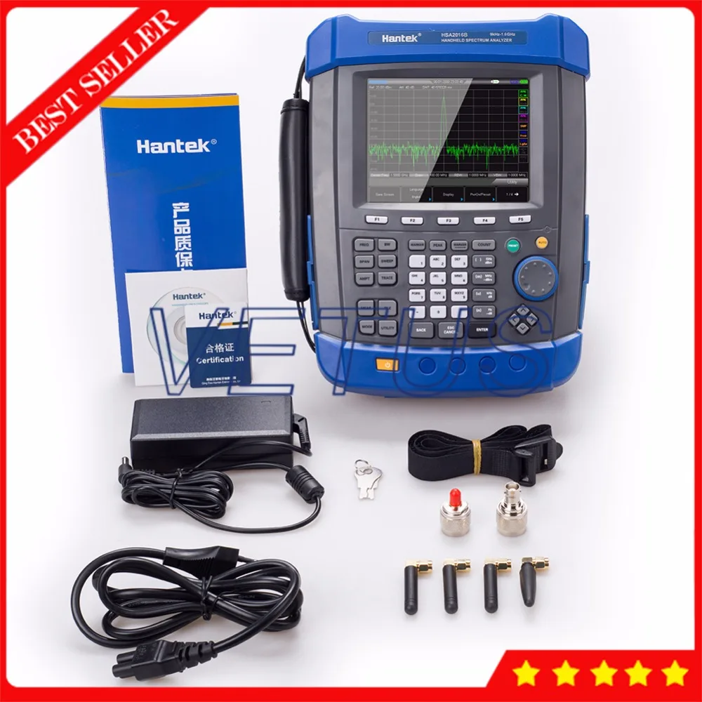 HSA2016B 9KHz1.6GHz AC Coupled 5M1.6GHz TG Portable Digital Spectrum