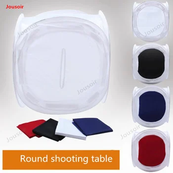 

Studio Lighting box 80CM softbox Photo products photographic equipment round foldable with four-color background cloth CD50 T03