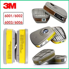 3M cartridge filter 6001/6002/6003/6006 Spray paint filter box anti-virus Acid gas with 6200/7502/6800 mask