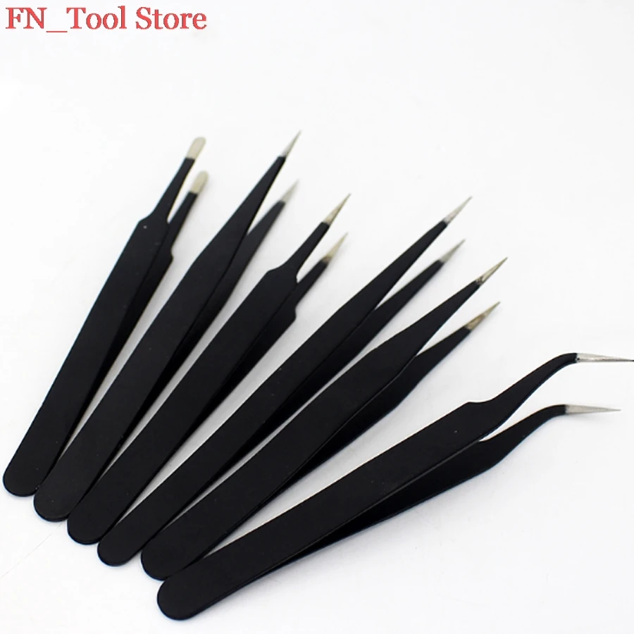 

New 6 pcs. Antistatic eyelash curlers Maintenance ESD tweezer Eye brow perm eyelash makeup tools and accessories