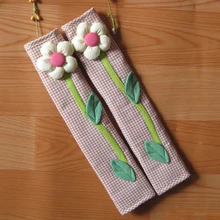 Перчатки для холодильника 1 пара пасторальных цветов Хлопковый чехол для дверной ручки дверная ручка Крышка ручки холодильника