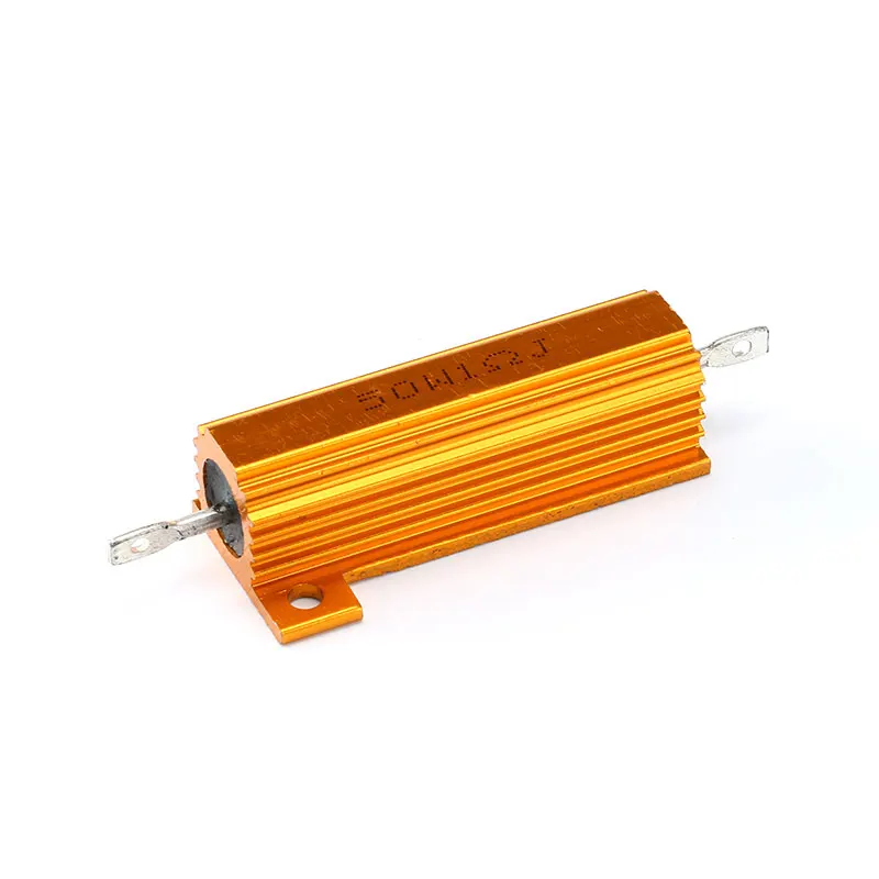 50W Shell Power Aluminum Housed Case Wirewound Resistor 0.5124681020 Ohm