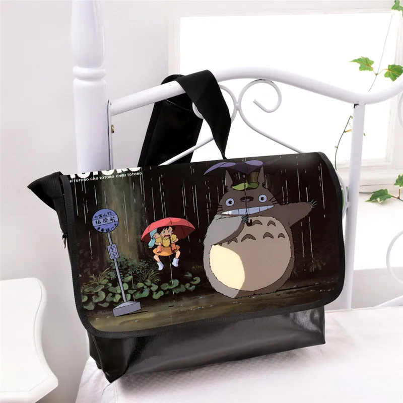 Anime Totoro Cartoon Fashion Cosplay Laptop Computer Bag Casual Messenger Bags Shoulder Bag Free Shipping