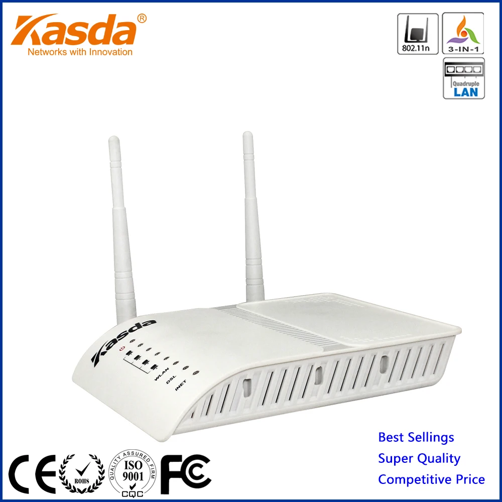 Kasda VDSL Modem Router Wireless 300Mbps KW5212 with Gigabit