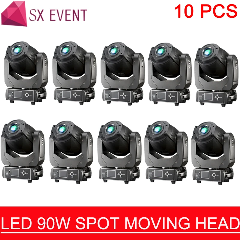 90WLED гобо Lyre Spot Лира Moving головной свет с 3 уход за кожей 6/16 канал для танцполов