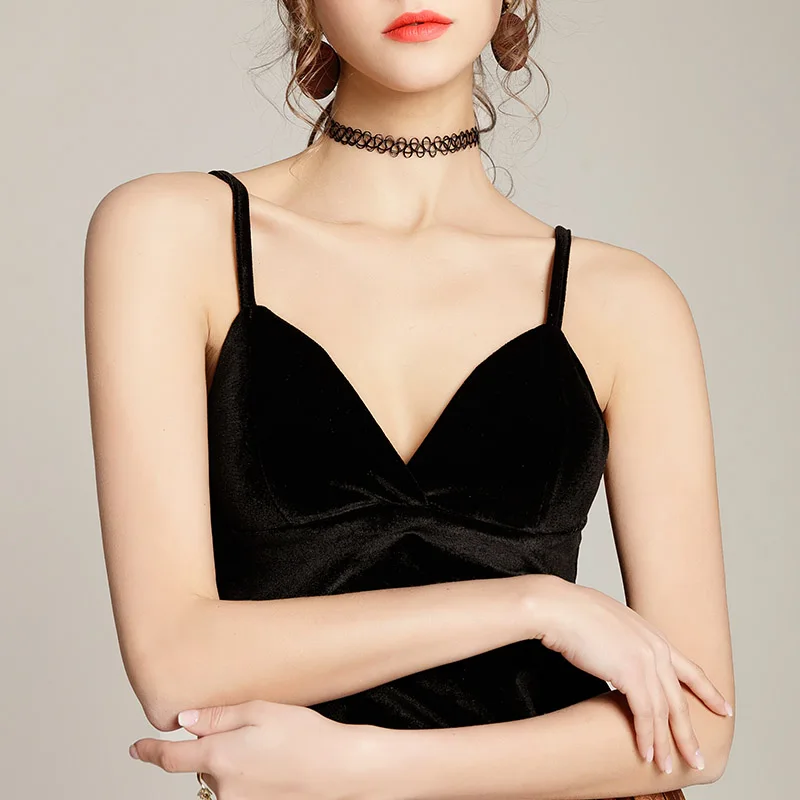 Crop Top tank Women Tops Cropped Sexy Velvet Camis Female Harajuku Sleeveless Shirt 2018 Summer Vest Tops Fitness tank top Tops