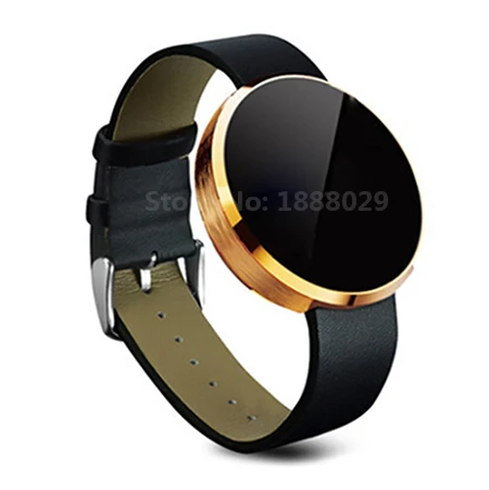 

DM360 Smart Watch For Sport Leather Strap Steel Dial Compatible With Android and IOS BT 3.0+4.0 IP53 daily waterproof