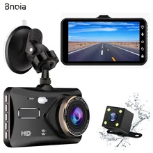 

Bnoia Touch Screen Dash Cam New Dual Lens Car DVR Camera FHD 1080P 4" IPS Registrator Night Vision Dashcam G-sensor Recorder