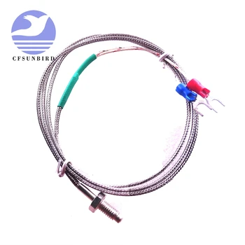 

1M K Type Thermocouple Control Thread M6 Screw Probe Temperature Sensor Temperature Controller 0-400C Sensor Probe