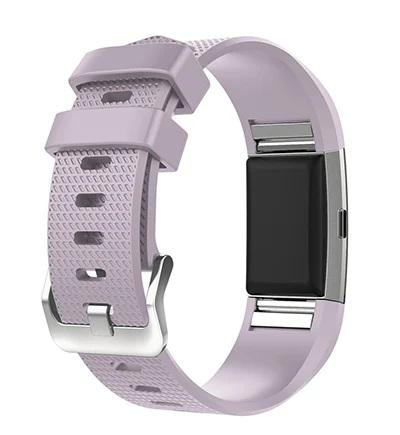 Силиконовый ремешок для зарядки 2, сменный спортивный силиконовый ремешок, браслет для зарядки 2, аксессуары для умных часов - Цвет ремешка: Lavender purple