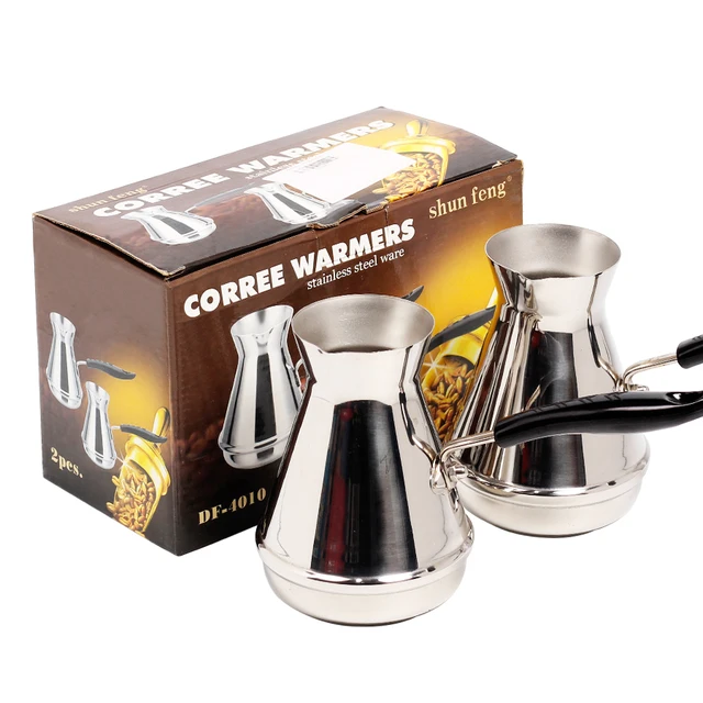 Best Offers 2 PCS +BOX Coffee Maker Turkish coffee Portable pot Coffee Machine Mini Manual Brewer Spout Kettle Coffee Maker Pot For Home Best Offers 2 PCS +BOX Coffee Maker Turkish coffee Portable pot Coffee Machine Mini Manual Brewer Spout Kettle Coffee Maker Pot For Home