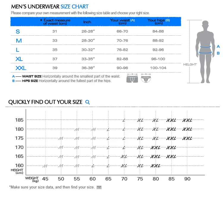 Pink hero underwear size chart Clearance