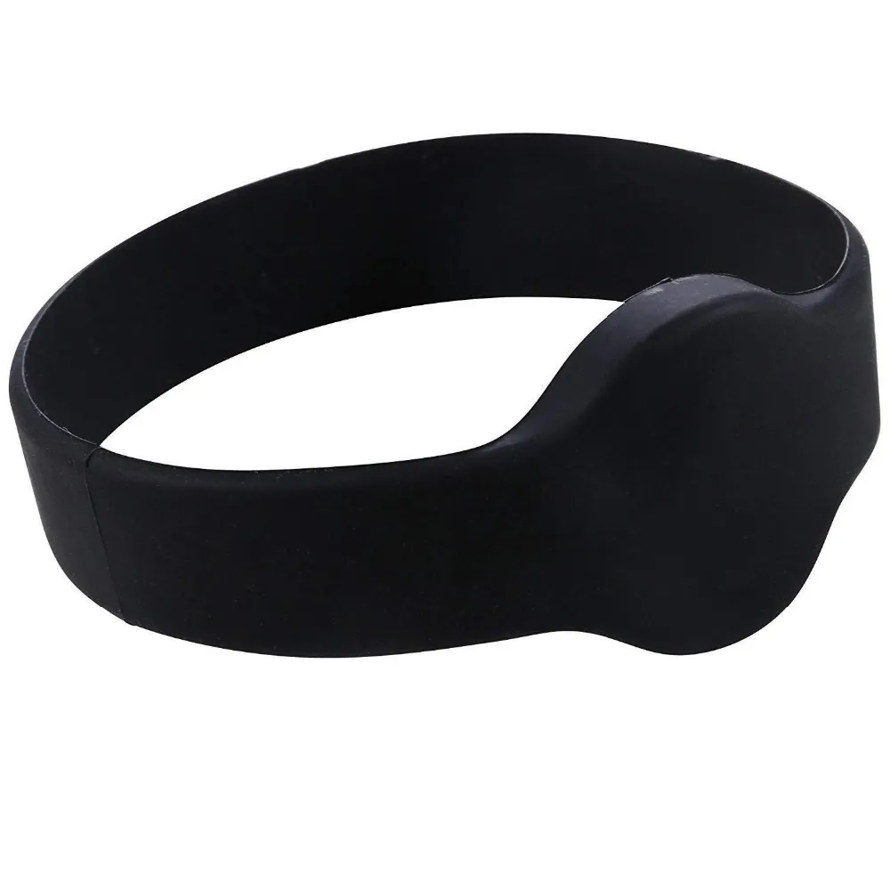 

RFID Bracelet Wristband Silicone Closed-loop 13.56mhz IC Waterproof Tag