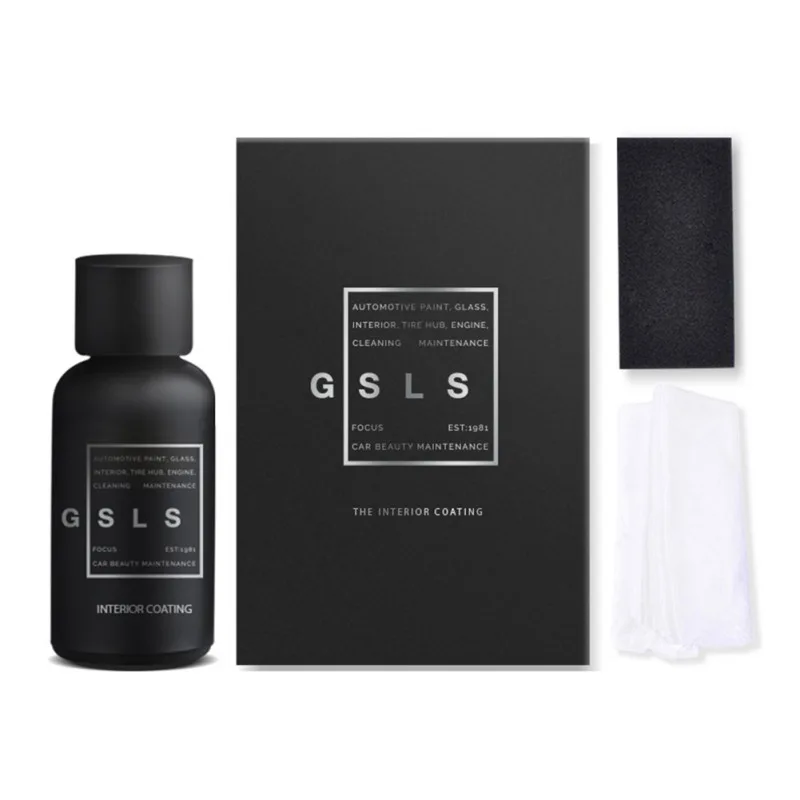 

Car Leather Care Agent Auto Interior Coating Seat Leather Hydrophobic Polishing Cleaning Rubber plastic Retread Maintenance Kit