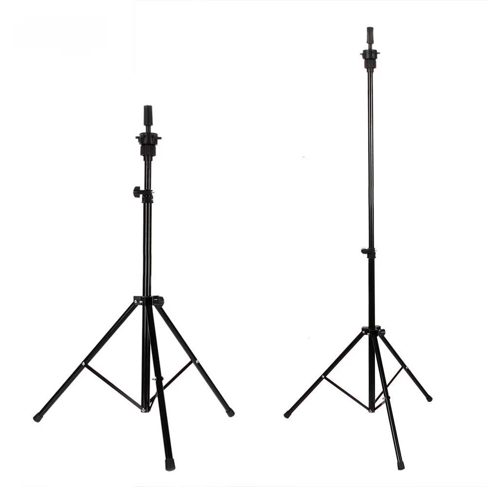 Stainless Steel Wig Tripod Stand Adjustable Wig Head Holder Salon