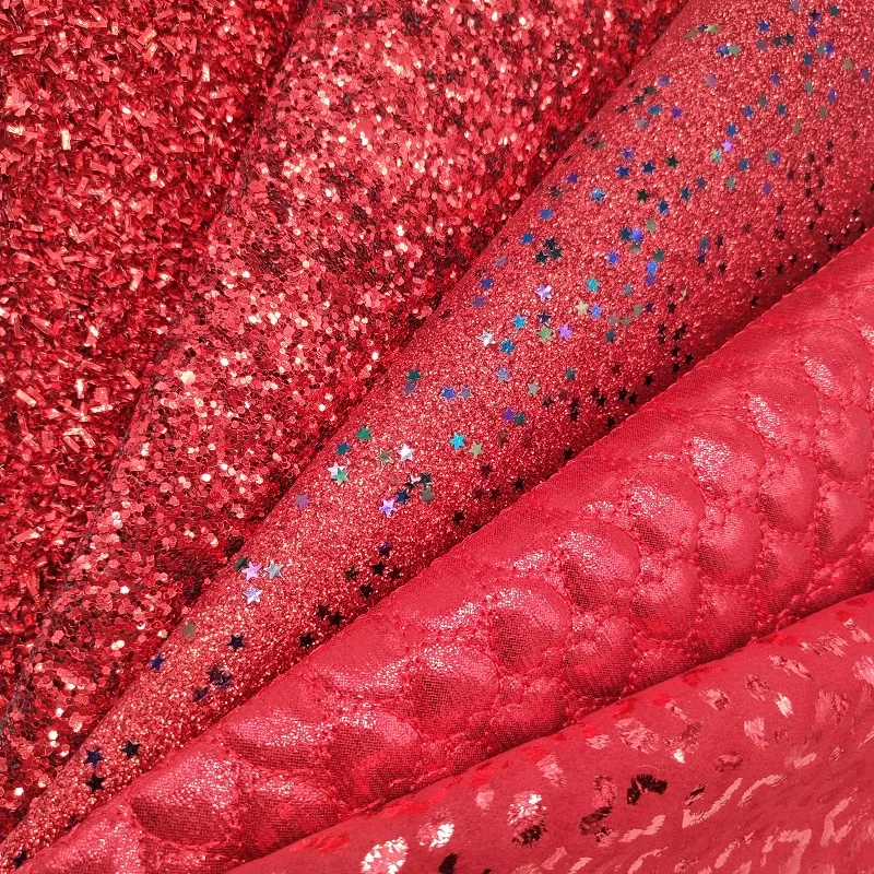1PC 21X29CM Synthetic Letaher Cuero Sintetico Faux Leather RED LEATHER For Making Bows Accessories 4S13B | Дом и сад
