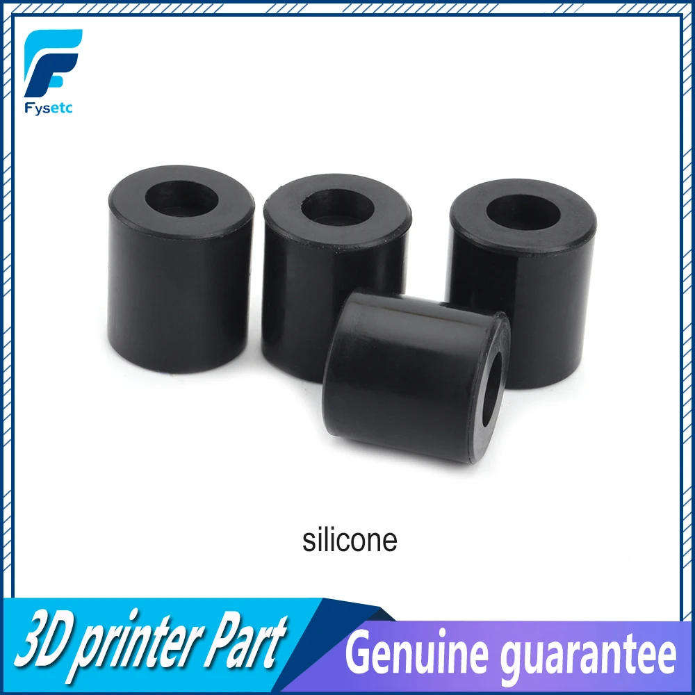 ارتفاع درجة الحرارة سيليكون الصلبة فاصل الساخن التسوية السرير العمود 3 pcs طويل + 1 PC قصيرة ل CR-10/CR10S ender-3 3D طابعة أجزاء