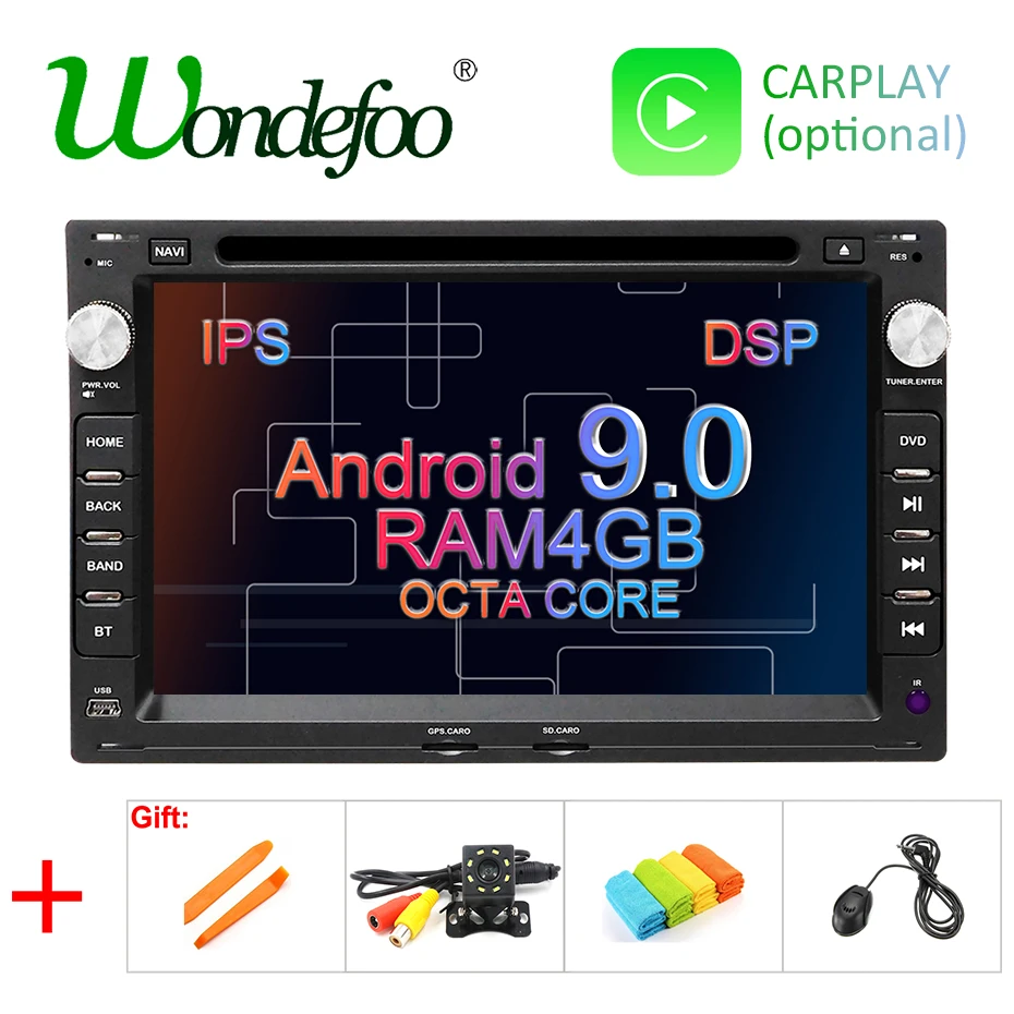 

DSP IPS 64G Android 9.0 Car GPS For VW PASSAT B5 B4 JETTA BORA GOLF 4 SHARAN POLO MK5 MK4 MK3 T5 TRANSPORTER for Peugeot 307 dvd