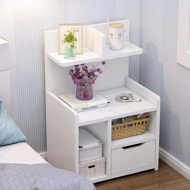 Простой прикроватный столик полка прикроватный шкаф для хранения маленький простой прикроватный шкаф для хранения в спальню Многофункциональный