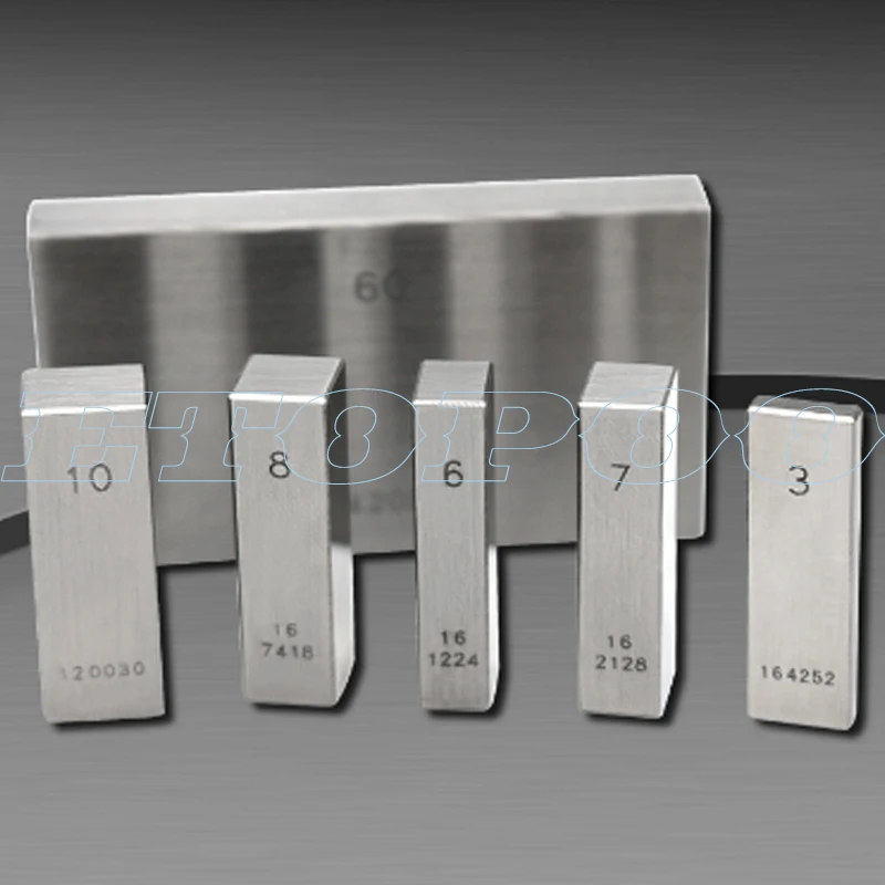 

10mm, 20mm, 30mm, 40mm, 50mm Precision Block Gauge Measure Gage Block Steel Square Gage Measure vernier caliper micrometer