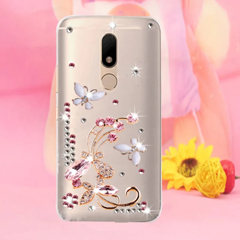 Роскошные прозрачные чехлы со стразами для Motorola Power one p30 play note G4 X4 Z Z2 Force E5 E4 G5 G6 G5S