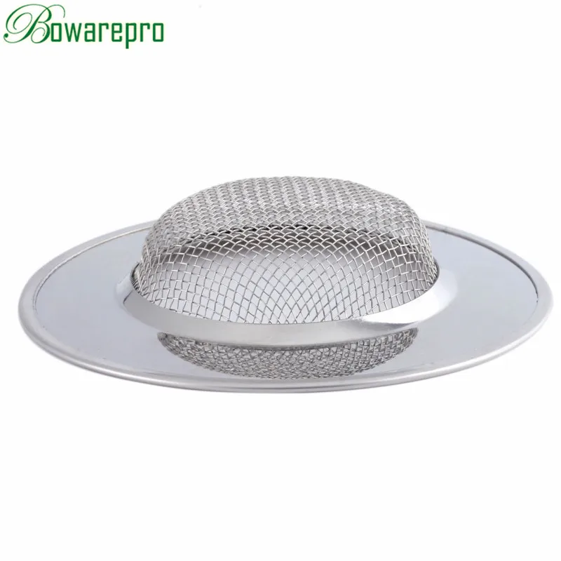 bowarepro 53/64/77MM Shower Drain Hole Filter Trap Metal Sink Strainer Stainless Steel Bath Sink Drain Kitchen Waste Stop Screen