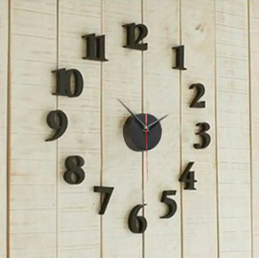 Modern fashion home DIY Self Adhesive Decal Modern Wall Digit Number