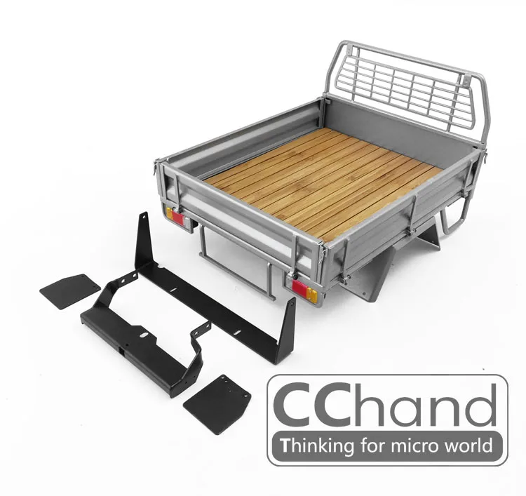 

CChand RC4WD 1/10 LC70 KOBER Metal Foldable Back Bucket RC car on road toy