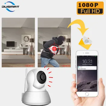 

video surveillance Camera Home Security night infrared Network WiFi Camera Wireless baby monitor 64G tf card optional