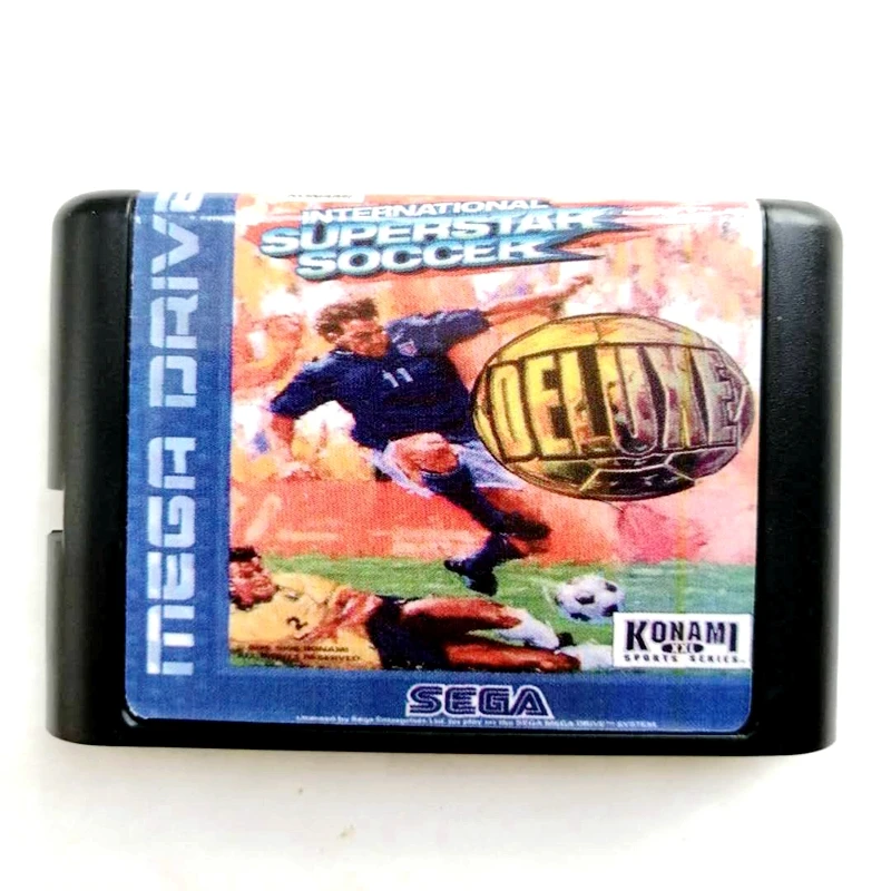 Международная карта памяти Superstar Soccer Deluxe 16 бит MD для Sega Mega Drive 2 SEGA Genesis Megadrive |