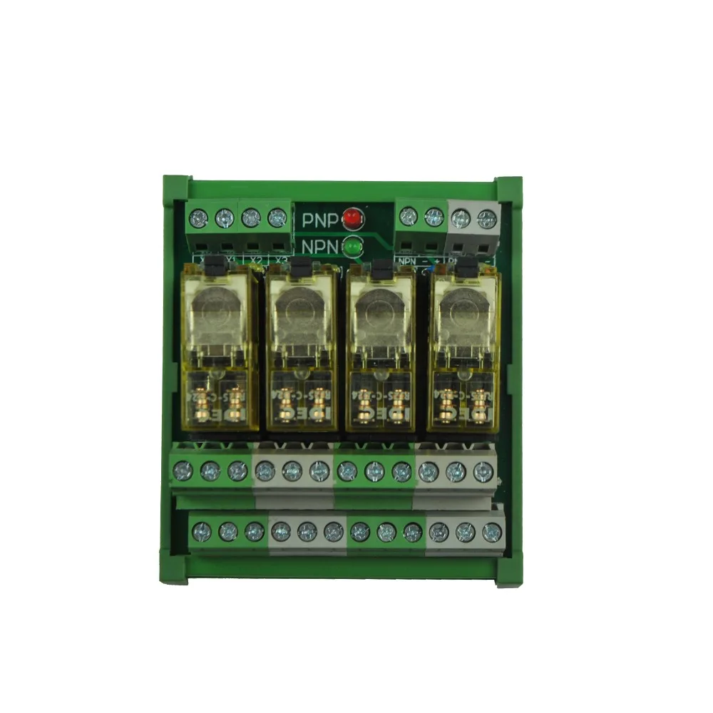 4 канальный DPDT din рейку IDEC RJ2S 24VDC интерфейсный релейный модуль|interface relay|din mounting