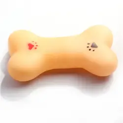 Собака Пластик резиновые игрушки устойчивы к укусить кость щенок моляров резиновый мяч играть зубы собаки Training Термальность подарок